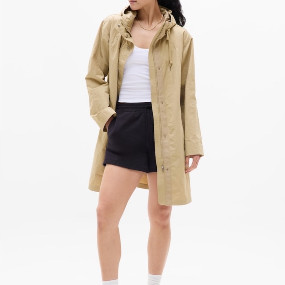 Athleta Light Tan Trench Coat